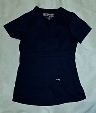 Grey's Anatomy Scrub Top In Navy Blue Size XXsmall