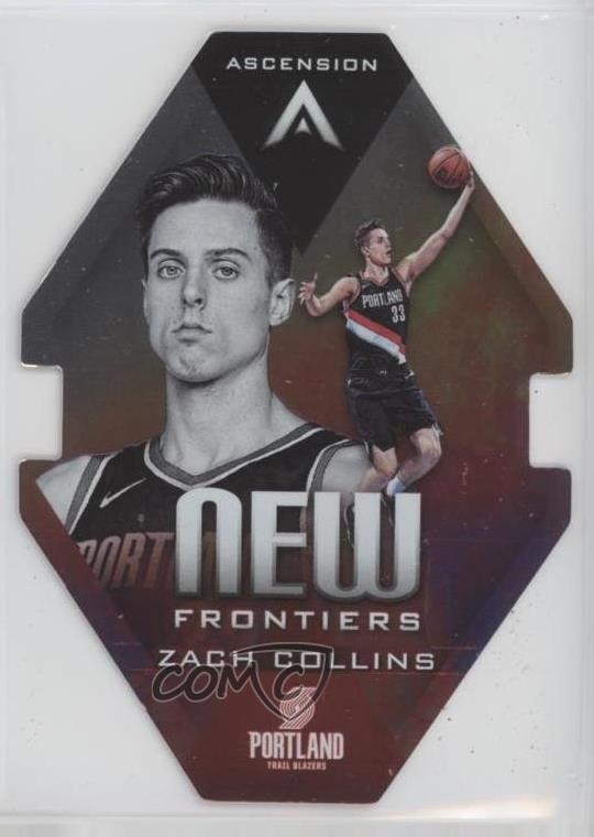 2017-18 Panini Ascension New Frontiers Die-Cut Zach Collins #NF20 Rookie RC 0nr3