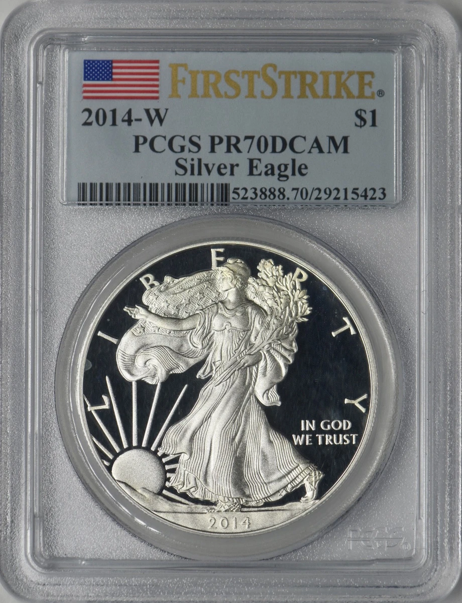 American Eagle PR 70 Graded 2014 Silver Bullion Coins for sale | eBay