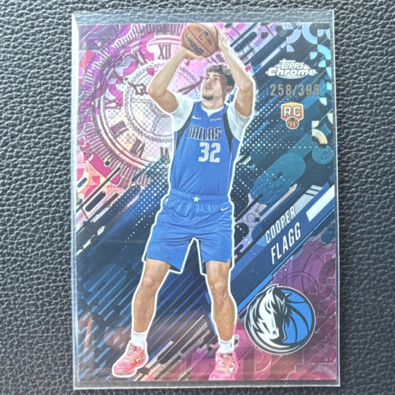 2025 Topps Chrome Go Time Cooper Flagg Rookie Dallas Mavericks #258 /399
