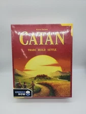 Settlers of Catan Board Game Trade Build Settle Base Klaus Teuber New Sealed