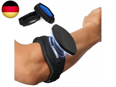 CAMBIVO Tennisarm Bandage 2 Pack verstellbarer, Ellenbogenbandage mit EVA Pad,