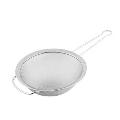 Kitchen Stainless Steel Fine Tea Oil Mesh Strainer Colander Flour Sieve 8 Inch