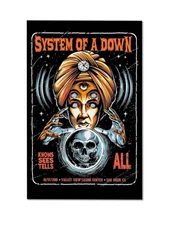 System of a Down Concert Poster Wall Art Print– San Diego 2018 