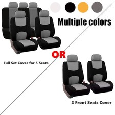 For Nissan Car Seat Cover Full Set Polyester 5 Seat Frontrear Protector Cushion