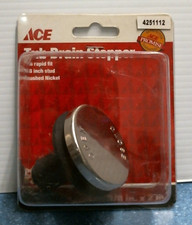 ACE Tub Drain Stopper, Brushed Nickel, 3/8" X 2"   4251112  FS