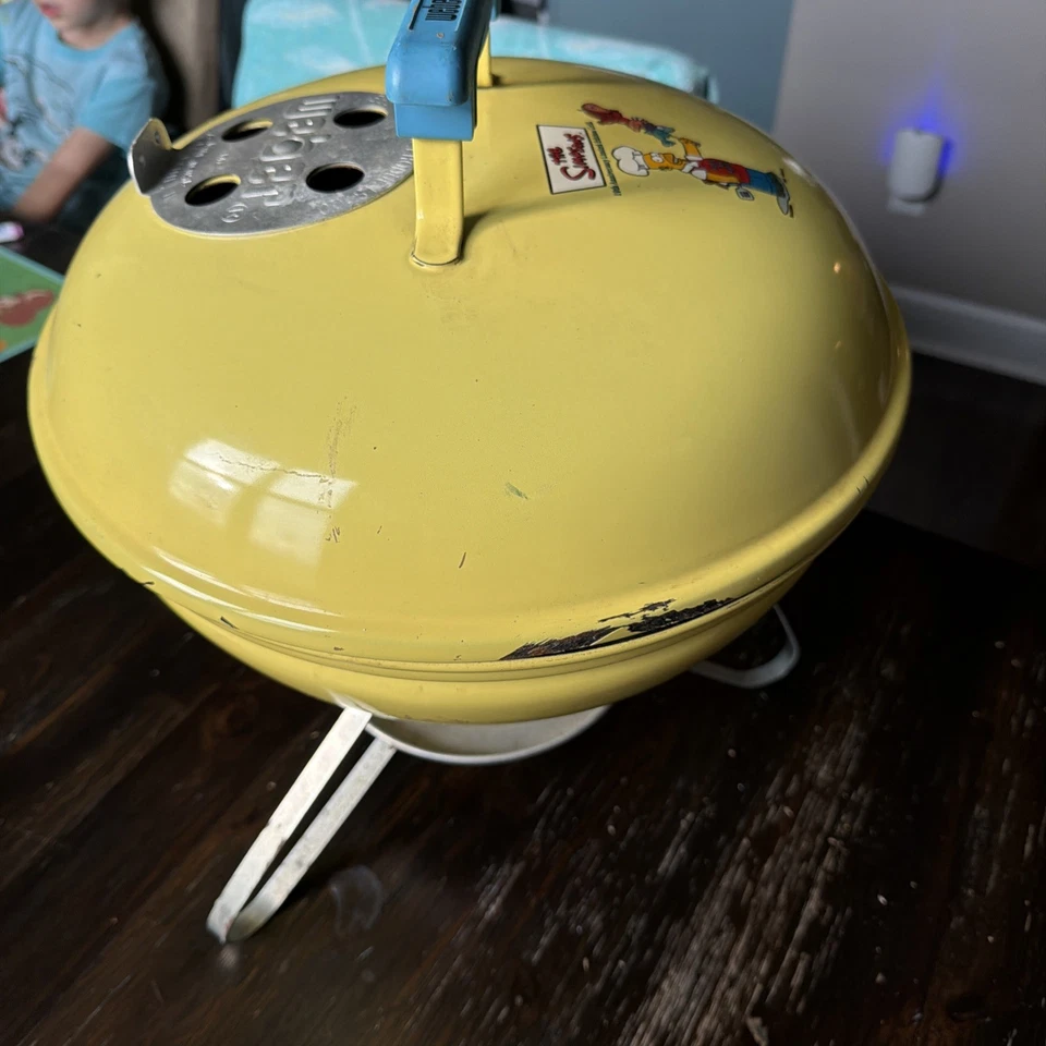 Parrilla de barbacoa Weber "Homer’s Smokey Joe" 10 aniversario de Los Simpson rara Foto 3 de 4