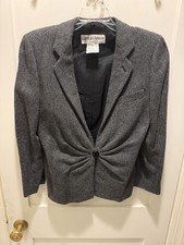 Giorgio Armani Women s Vintage Houndstooth Blazer Jacket