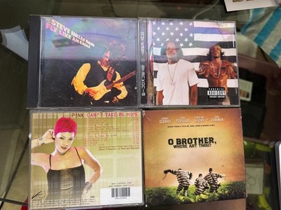 LOT OF 4 MUSIC CD'S - O BROTHER WHERE ART THOU, PINK, OUTKAST, & STEVE MILLER...
