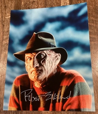 ROBERT ENGLUND 8x10'' signiertes Original Foto FREDDY KRUEGER A Nightmare On Elm St