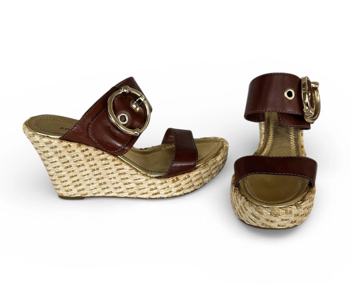 Sandales Antonio Melani Marron – Taille 10M (US), Neuves Sans Emballage