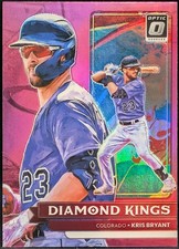 2022 Donruss Optic Pink Prizm Parallel #29 Kris Bryant Colorado Rockies DK