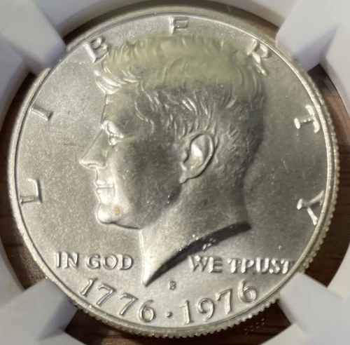 Kennedy 1776-1976 S Half Dollar 50C Silver NGC MS 66 Certified #6095349-023