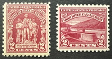 US 1929 Scott # 680-681 Lot of 2 MNH General Wayne & Ohio River Canalization