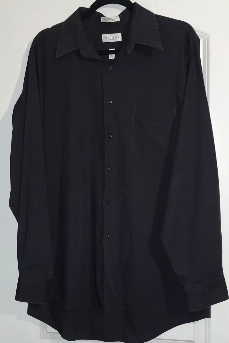 Van Heusen Camisa De Manga Larga De Popelina Sin Arrugas Para