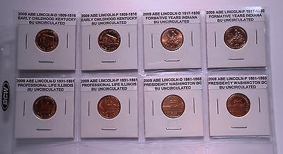 BUILD YOUR OWN ALBUM LINCOLN BIRTH TO PRESIDENCY SET P-D SET 8 COINS