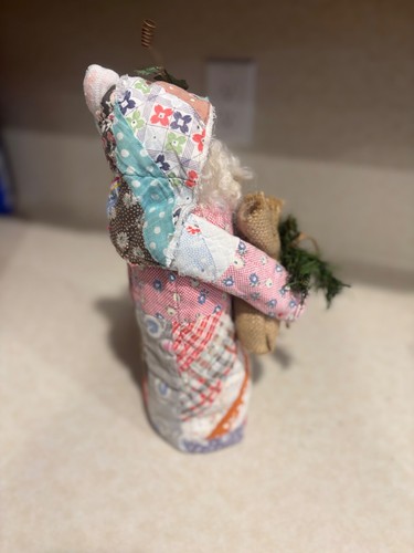 Vintage 13” Handmade Primitive Folk Art Santa Claus Doll Christmas Z3 - Picture 5 of 7