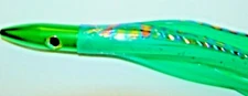 5 Green Machine 9" Trolling Lure Wahoo Marlin Big Game Fishing Tuna Smacker Lot