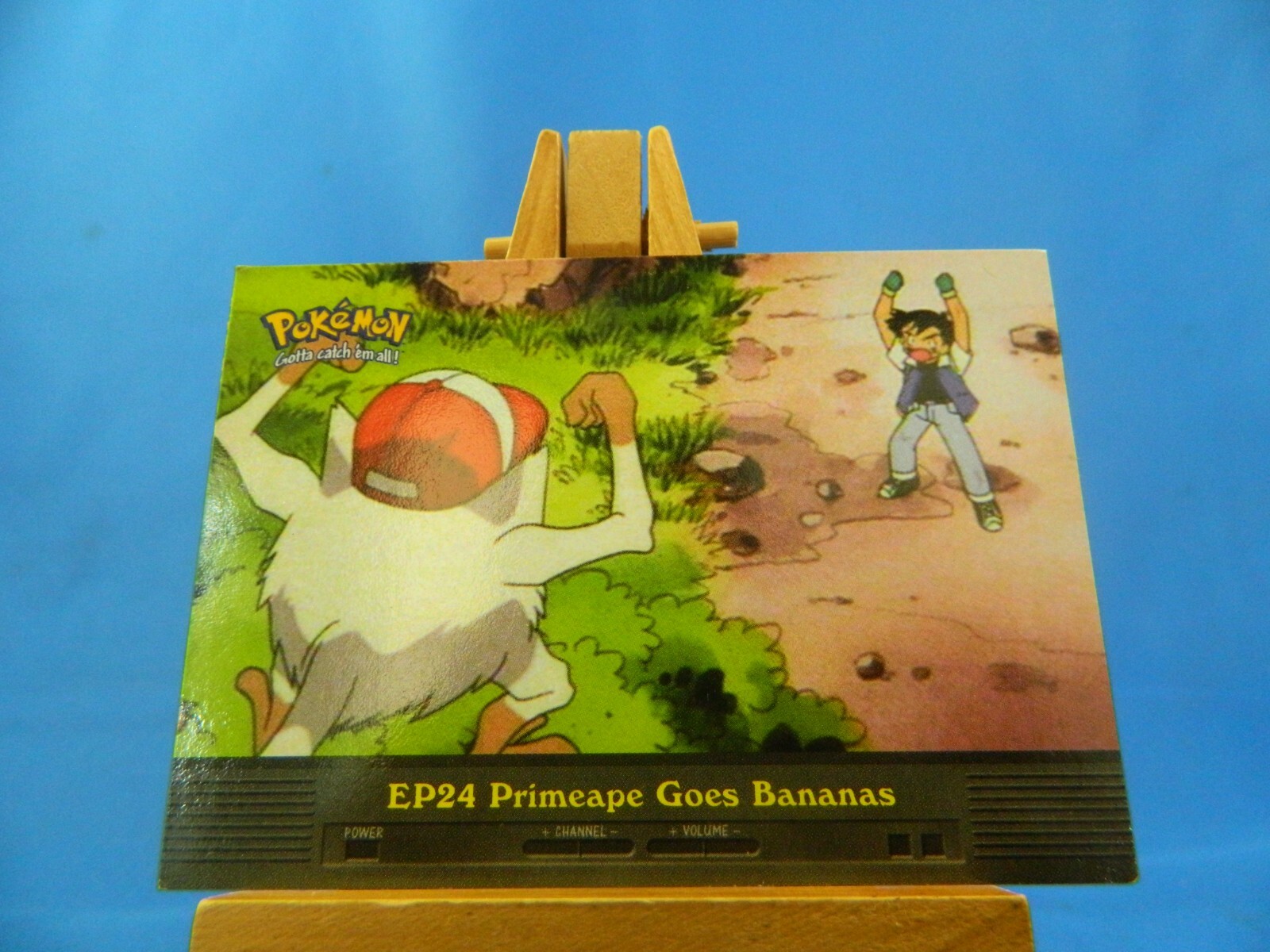 Primeape Goes Bananas Ep 24 Pokemon TV Animation Edition Topps Card