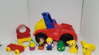 Lot 9 Mega Bloks-4, Lego-5 Large Truck Car12'' Builder Monkey Fish Tiger Elephant