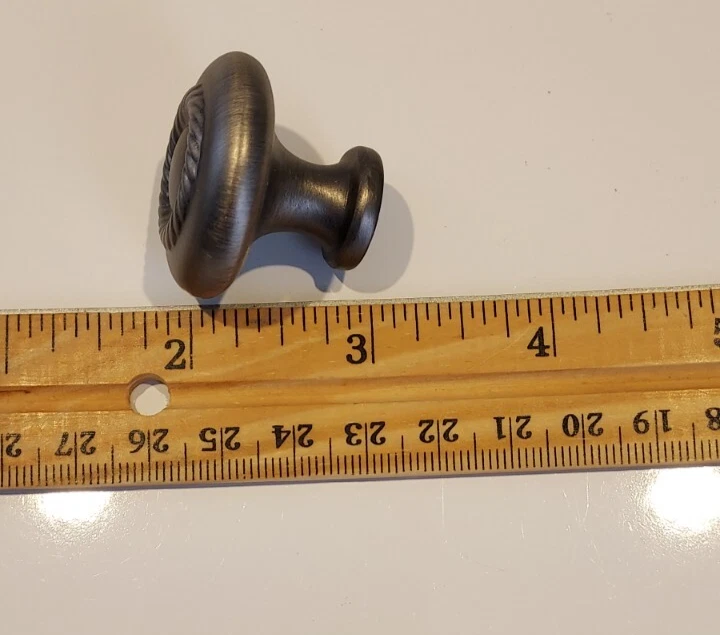 LOTE x4 x4 de perilla de gabinete Jeffrey Alexander Hardware Resources Z117-BNBDL de 1-1/4" de diámetro Foto 2 de 4