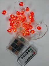 Valentines Wedding Day Fairy Decorative Lights,30LEDs 10ft Battery Powered