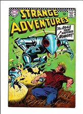 STRANGE ADVENTURES  #197  [1967 VG-FN]  "THE EGGS THAT HATCHED ROBOTS!"