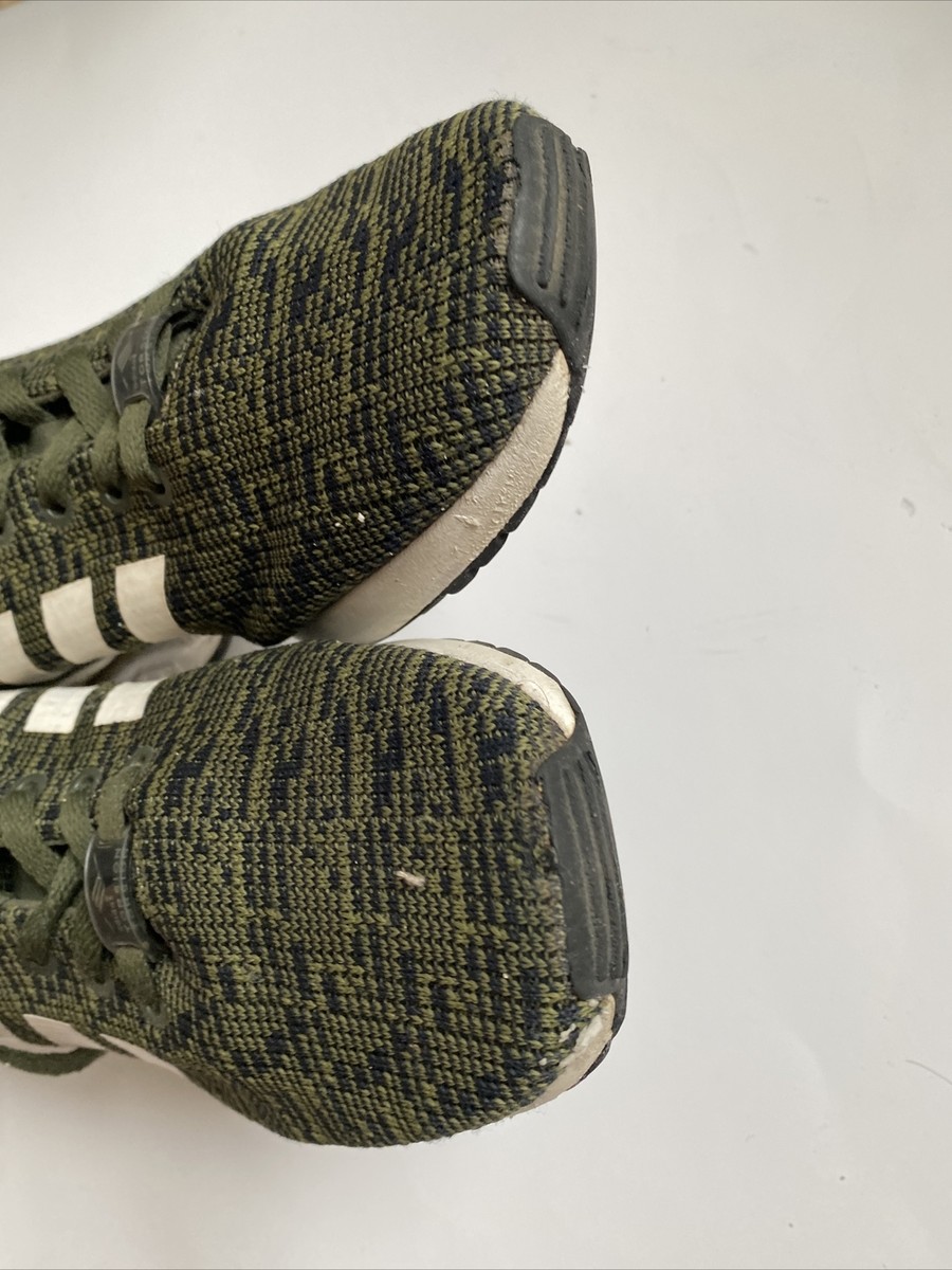 adidas ZX Flux Primeknit Men Green Black 2016 Sz 10 BB2165  display picture 2