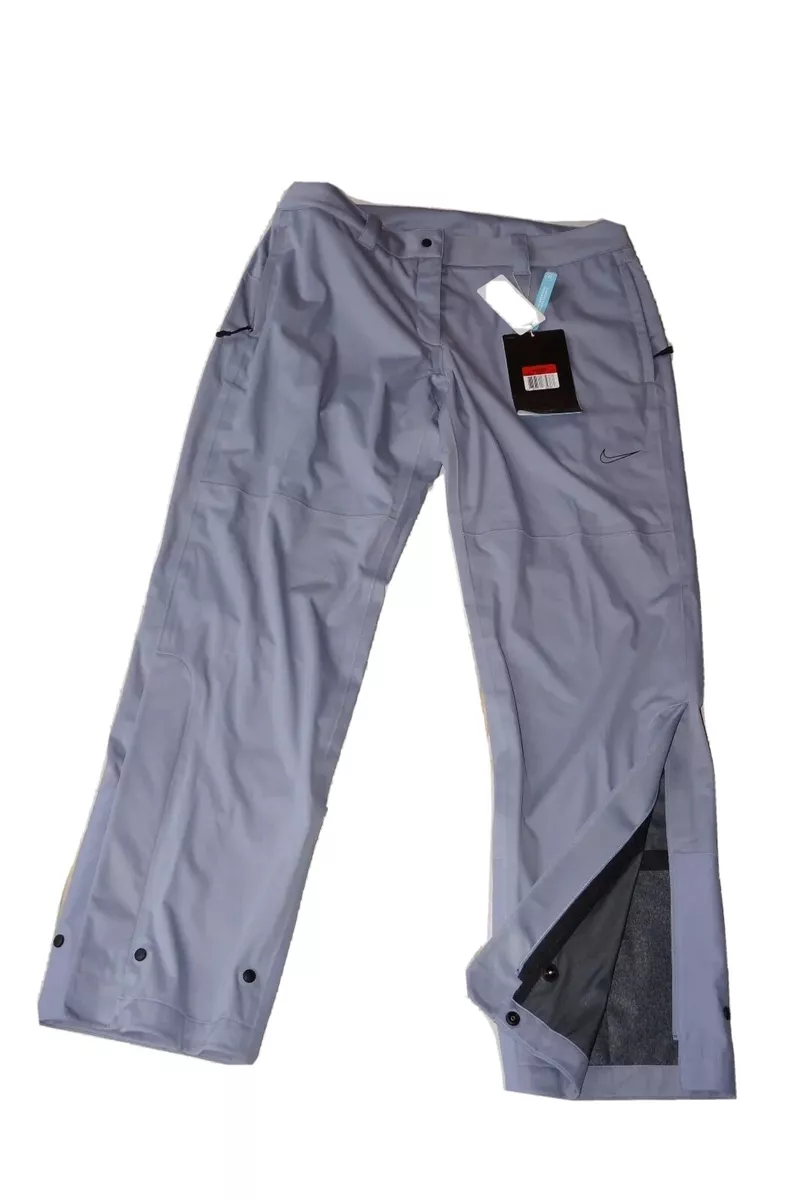 Nike Golf Womens Storm Pants Size L 484228 027 Lilac Waterproof NEW