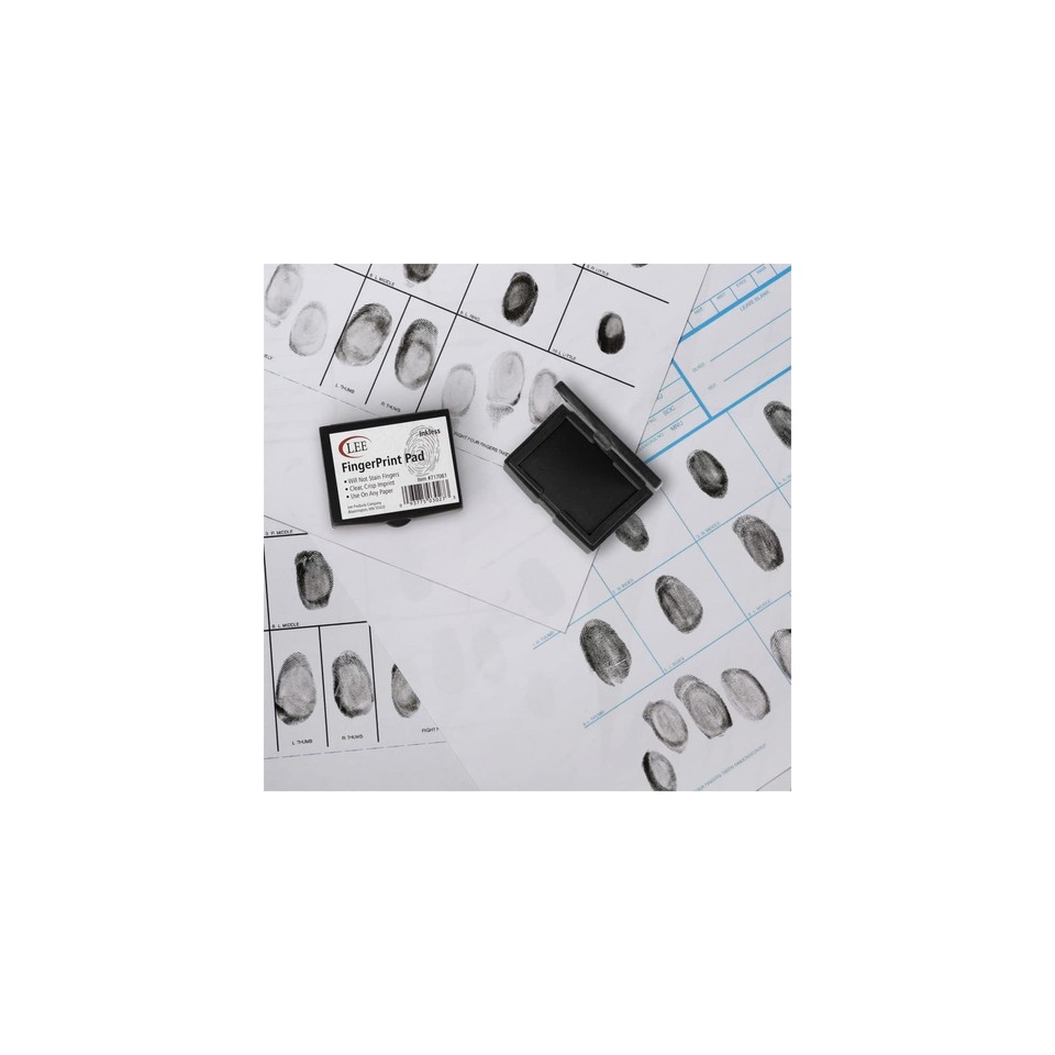 Fingerprint Ink Pad, Black eBay