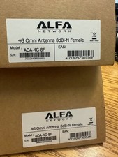 ALFA NETWORK 4G LTE Outdoor Omni Antenna, 8dBi, N-Female AOA-4G-8F Water proof