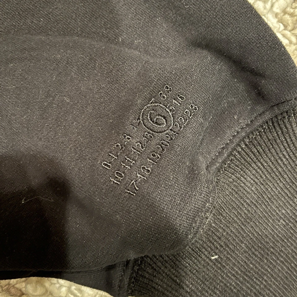 Supreme MM6 Maison Margiela Hoodie ZipUp Hooded Sweatshirt Logo Authentic - Image 4 of 4