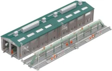TOMYTEC 91037 N Scale Fine Track Engine Depot Extension Railway Set new F/S