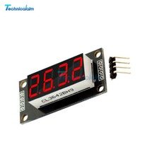 4-Digit LED 0.36"" 7 Segments Display TM1637 Clock Digital Tube Module Red-