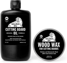 OIL - Cutting Board Oil and Wood Wax Set. for Cutting Boards, Butcher Blocks New