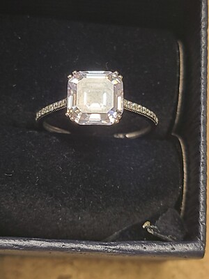 Stauer Asscher Cut Ring (3-2/3 ctw) Size 9
