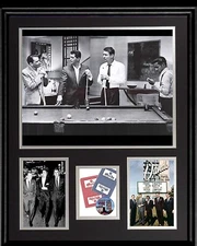The Rat Pack 16 x 20 Framed Collage Art Retro Photo Art