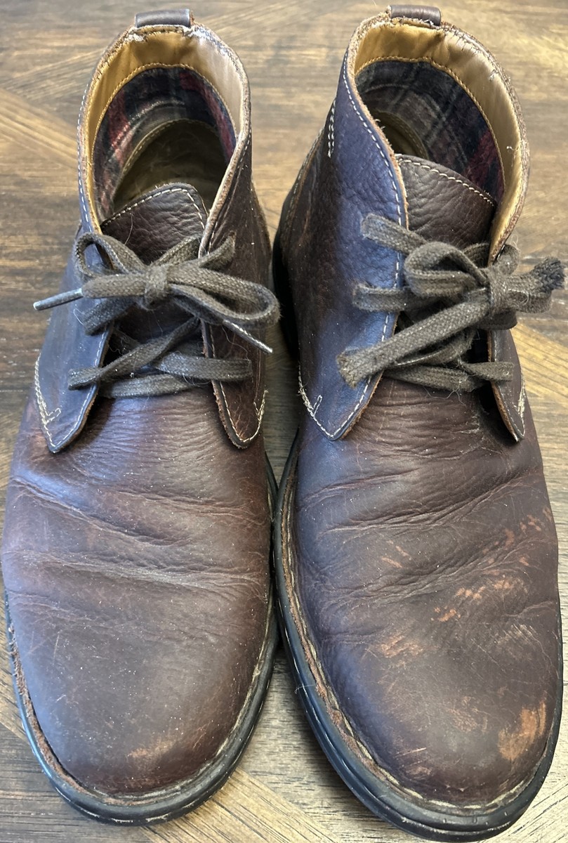 Clarks Collection Leather Cushioned Ortholite Chukka Boots  display picture 3