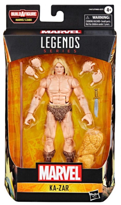 Marvel Legends Zabu Series Ka-Zar Action Figure | eBay