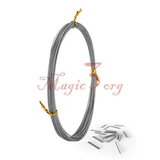 7 Strands Single Hard Leader Wire 32ft Offershore Trolling Rig Teaser Rig Making