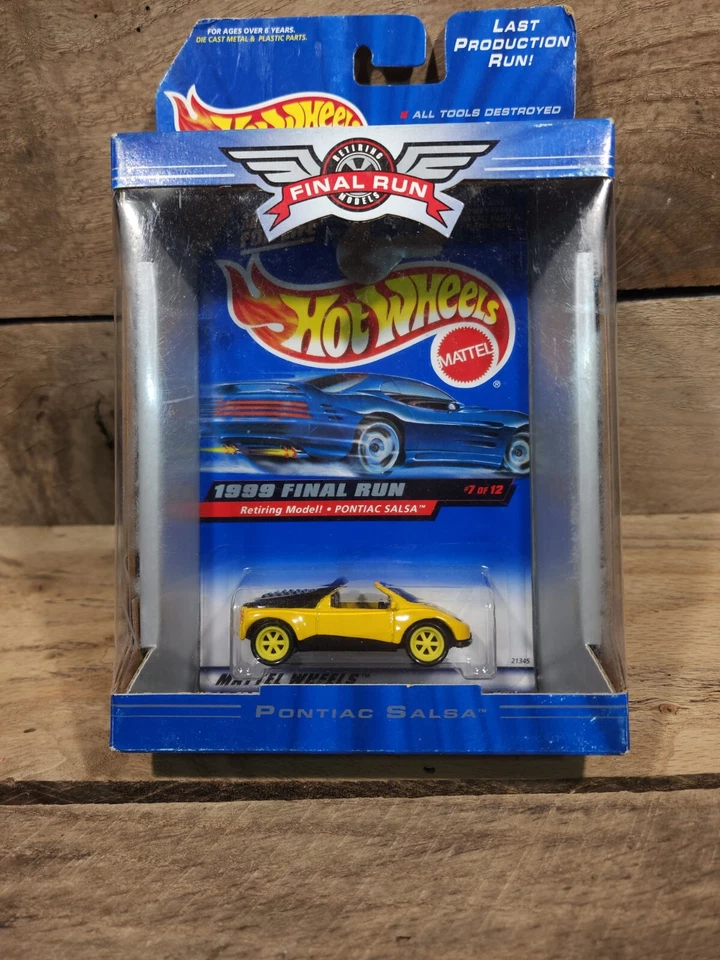Mattel Hot Wheels 1999 Final Run Series #7 de 12 juguetes diecast Pontiac Salsa Foto 2 de 4