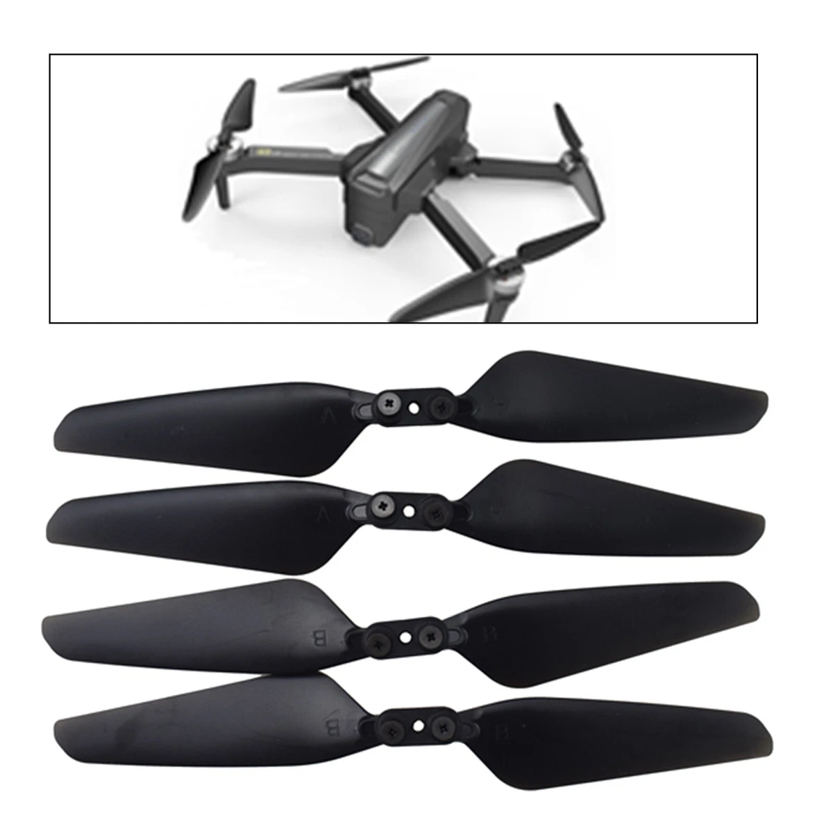 4Pcs Quick Release Foldable Propeller for MJX B12 FPV 4K Drone