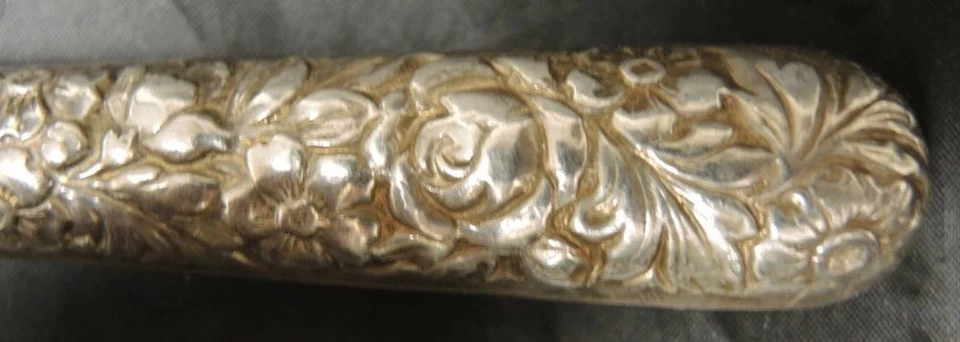 Antique Manchester Cake Knife - Morning Rose Pattern  - Image 2 of 4