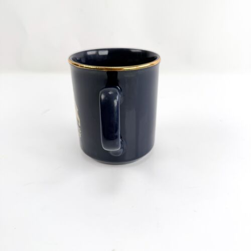 Taza de café vintage Ramsés The Great Memphis azul marino dorado - Imagen 2 de 8