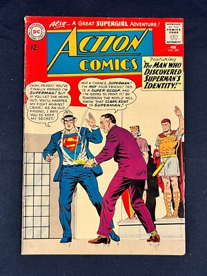 ACTION COMICS #297 5.0 1963 CREAM/OFF-WHITE PAGES