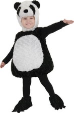 Panda Infant Hooded Costume Plush Swirl Fur Body Halloween Dress Up Underwraps