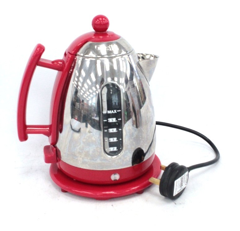 DUALIT JKT3 72401 Red/Silver Kettle 2300W 1.5 Litre Gloss Red Trim