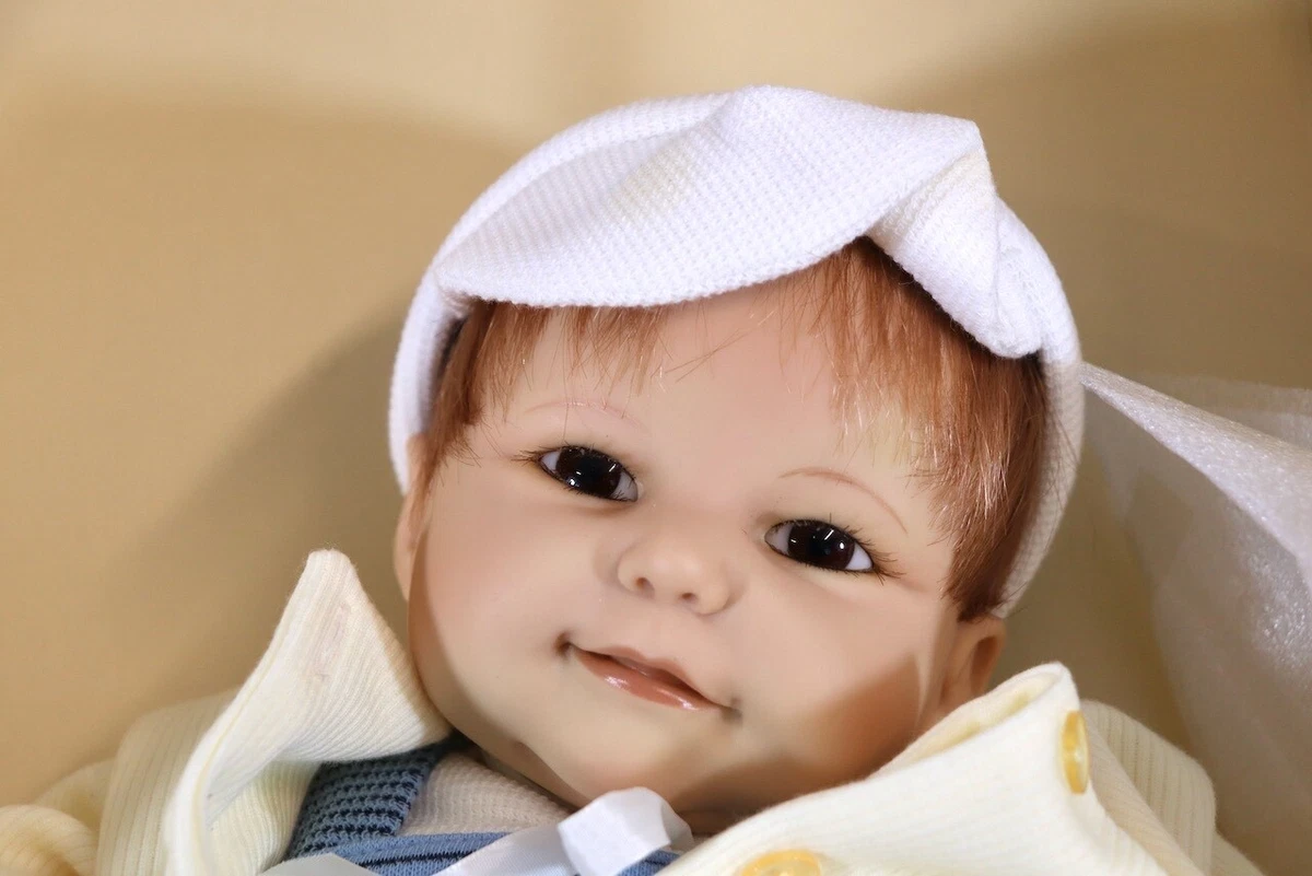 Zapf Creation Siggi Baby Boy Muñeca 48cm 2001 De Vinilo En Caja