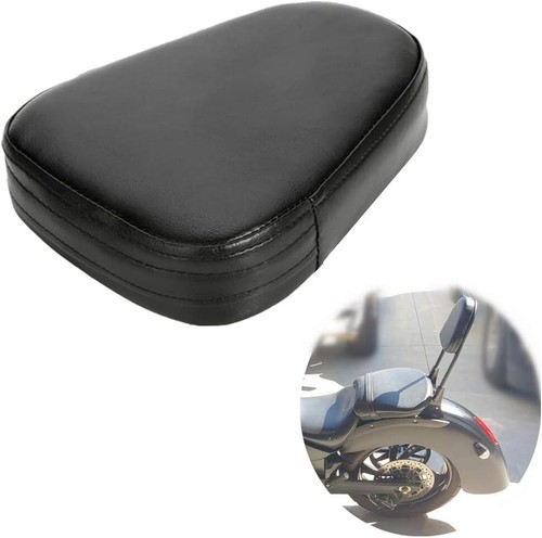 Universal Motorcycle Synthetic Leather Rear Sissy Bar Backrest Cushion Pad - Bild 2 von 7