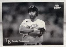 Randy Arozarena 2023 Topps Black & White #91 SP - Tampa Bay Rays